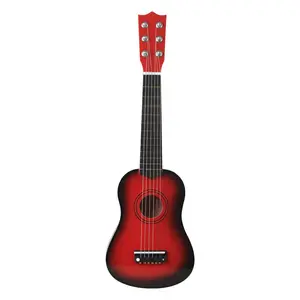21 Inch Colorful Maple Kids Acoustic Wooden Guitar for Beginners, Perfect First Musical Instrument for Children, Fun and Educational Toy for Kids, Guitar Tuning Pegs
