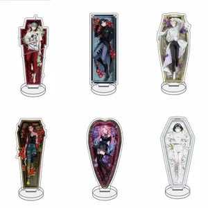 Anime ALIEN STAGE Keychains Pendant Car Key Chain Acrylic Stand MIZI SUA TILL IVAN HYUNA LUKA Fans Gifts Cosplay Accessories