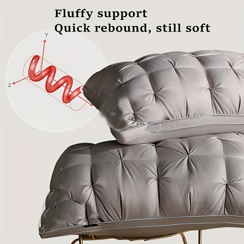 UFIST Luxury 5-Star Hotel Quality Pillow - Deep Sleep Neck Support, Non-Collapse High Pillow Core, Hypoallergenic Polyester Cover, Machine Washable, All-Season, Christmas Gift