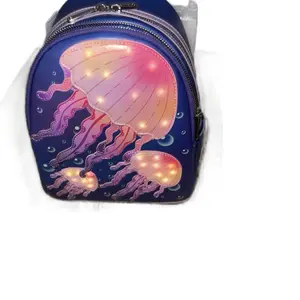 Seaworld Park Exclusive Jellyfish Light Up Hard Tag Loungefly Backpack - New Release