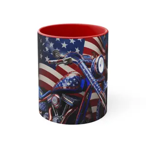 American Custom chopper- Coffee Mug, 11oz