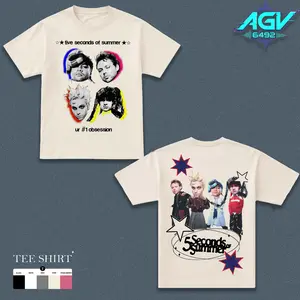 [new] 5 Seconds of Summer EVERYONE'S A STAR! T-Shirt - 5SOS World Tour 2026 Vintage 90s Graphic Tee, Unisex Summer Fan Gift for Men Women, Retro Rock Band Streetwear Casual Short Sleeve Cotton Top