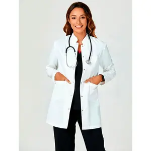 Laboratory Coat, Jacket, White Coat, Nurse Uniform, Work Uniform [Summer Solstice]
