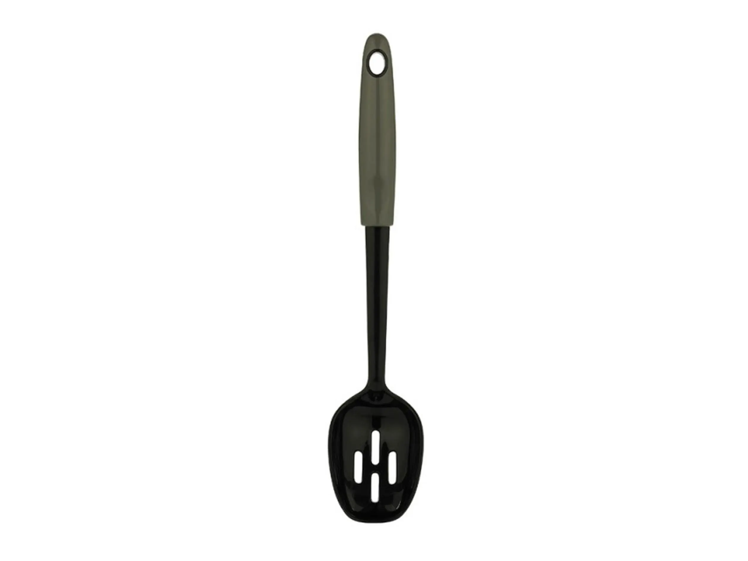 12031 12 in. Select Nylon Slotted Spoon, Grey - Pack of 3 Kitchen Utensils