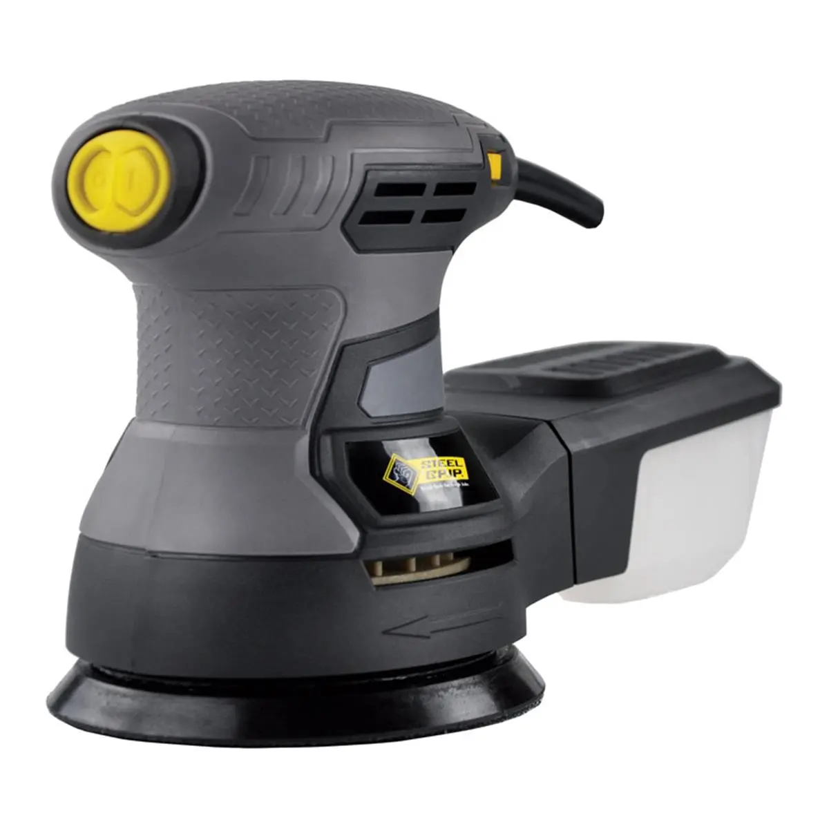 Steel Grip 5 in. Corded Random Orbit Sander - High-Quality Modern Houseware Product for Home Needs, 120V, 2.8A, Assorted, 120 Volts