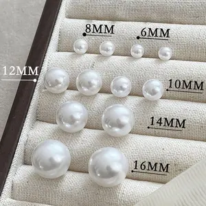 Women's Pearl Stud Earrings High-end Sense Elegant Earrings Fashion Niche Simple Versatile Accessories