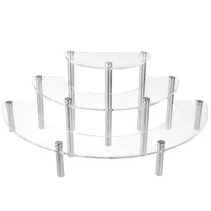 3-Tier Acrylic Semicircle Cupcake Stand