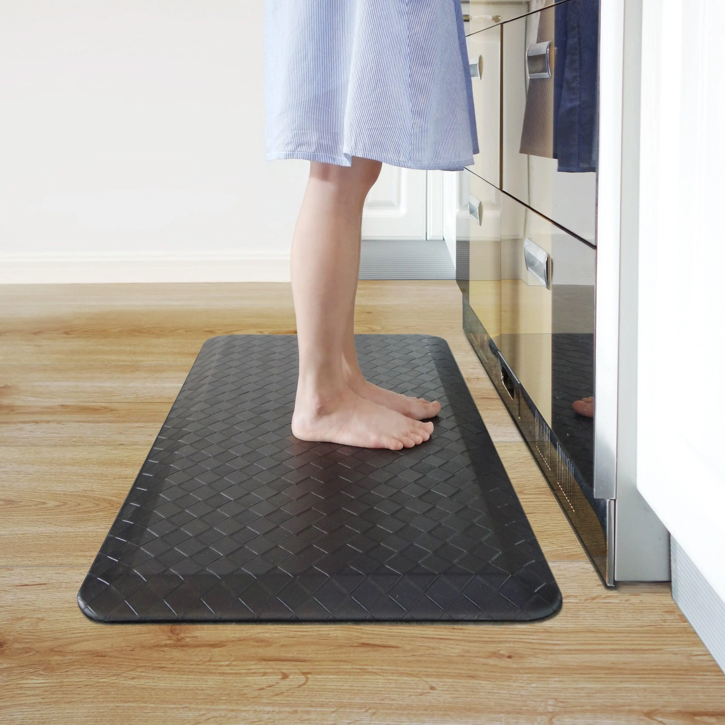 Elegant Comfort Anti-Fatigue Kitchen Mat – Cushioned Non-Slip Waterproof Stain-Resistant, 20in x 39.3in Elegant Comfort Anti-Fatigue Kitchen Mat – Cushioned Non-Slip Waterproof Stain-Resistant, 20in x 39.3in