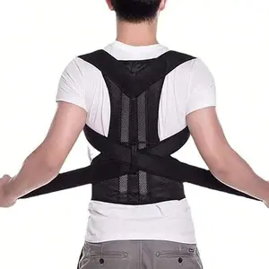 Unisex Back Brace Posture Corrector, Shoulder Corrector, Adjustable Full Back Support, Relieves Upper And Lower Back Pain - Scoliosis