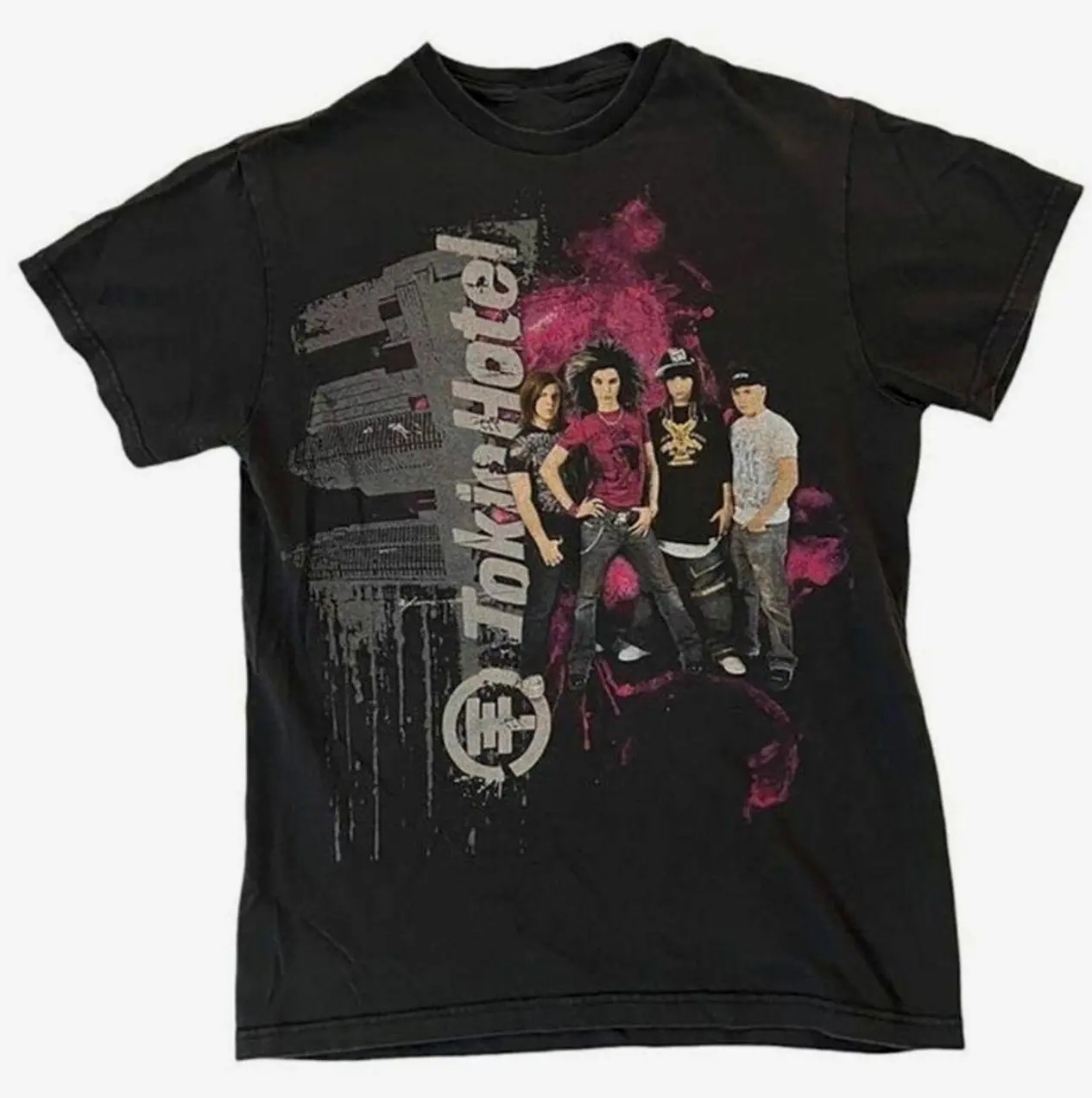 2007 Concert Tour Tokio Hotel Band Shirt Classic Black Unisex S-6XL Aesthetic Boho Graphic Tshirt Tee Top Womenswear Streetwear Summer