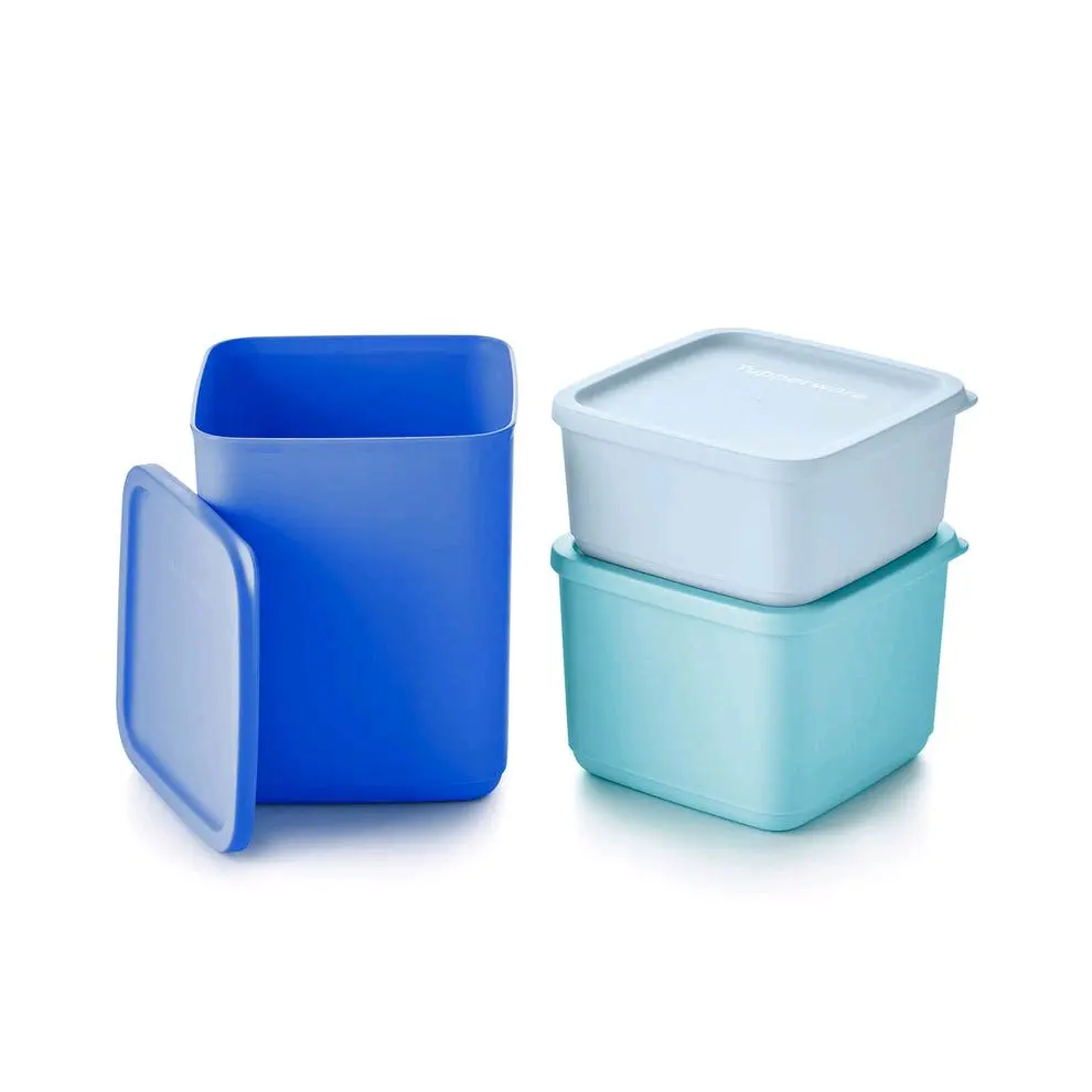 Basic Brights Kitchen Storage | 3-Piece Set | Square