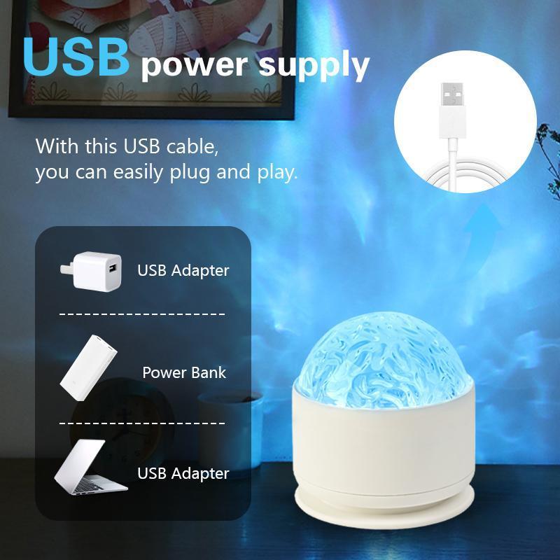 Aurora Light Projector 2 in 1 Northern Lights & Star Cloud Galaxy Lamp with Remote Control USB Rechargeable Night Light for Bedroom Living Room Home Decor Gifts & Relaxing Ambience - Enhance Ambiance Soothing Atmosphere sunset lamps