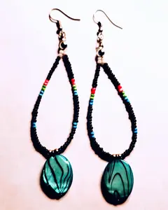 Lisa's Unique Bead-art - Go Native Earrings