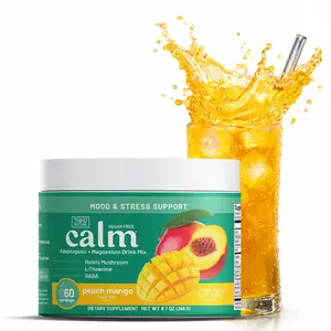 Third Nature Calming Drink Mix with Magnesium Glycinate, GABA, L-Theanine & Reishi Mushroom, Supports Cortisol Balance, Mood & Sleep, Helps Manage Occasional Stress, Mental Clarity Relaxation