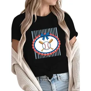Baseball Bat and Ball Casual Tee – Ideal for Fans and Baseball Lovers
