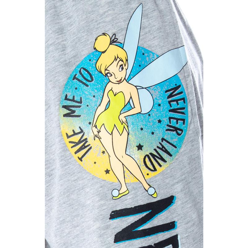 Disney Women's Tinker Bell Never Grow Up Soft Touch Cotton Pajama Pants