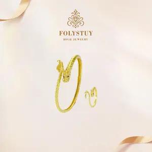 [Adjustable Dragon Bangle][FOLYSTUY (YNT03)]Dragon Bangle With Dragon Ring Fashion Simple Design for Women & Men, Unisex, Fashion Trends