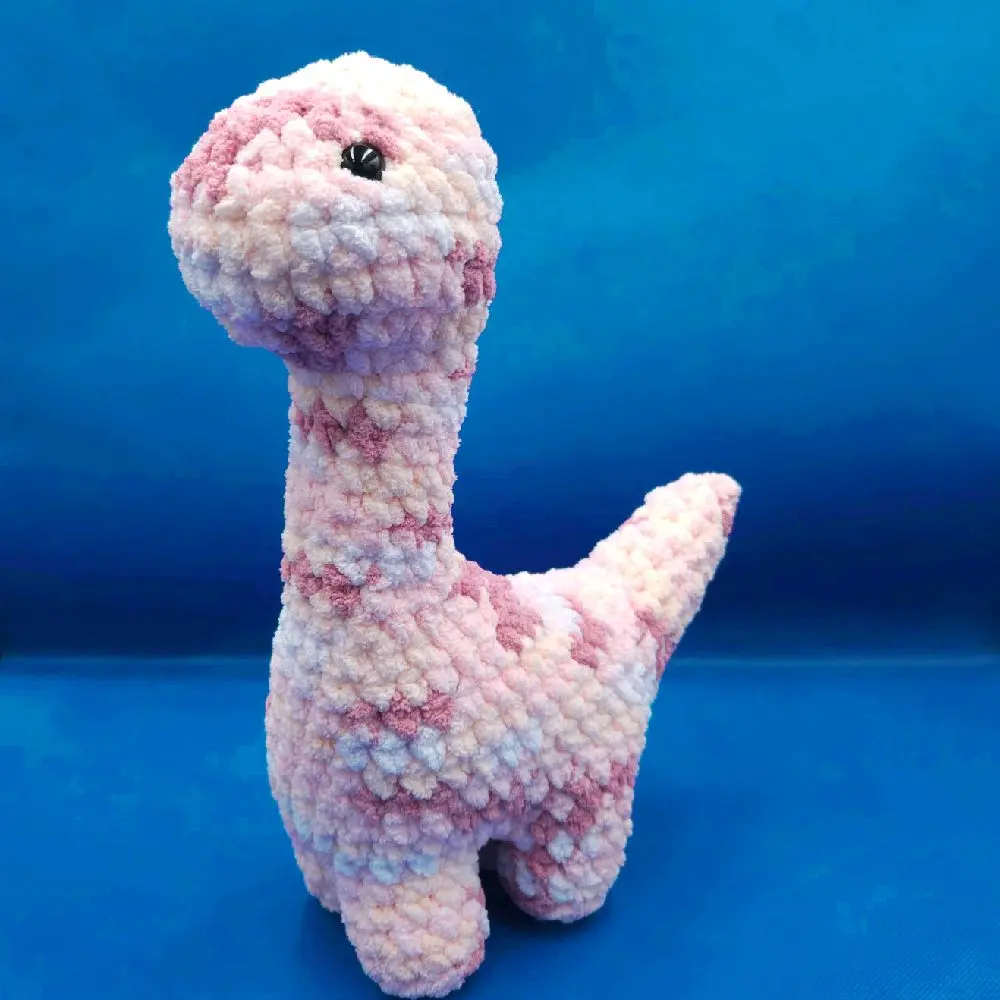 Handmade Crochet Brontosaurus Plush