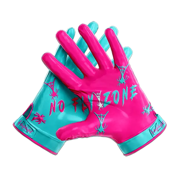 No Fly Zone Football Gloves - Ultra Grip Wide Receiver Gloves