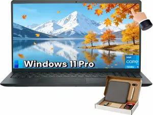 Dell 15.6" FHD Touch Laptop | Windows 11 Pro | Intel 10-Core i5-1334U (Up to 4.6GHz) | 1 Copilot AI for Student and Business, WiFi 6 | 64GB RAM + 2TB SSD