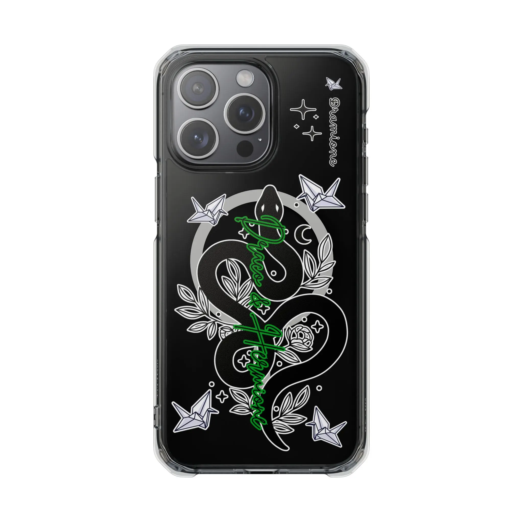 Dramione Iphone Case - Magnetic Clear Impact Case for Dramione Fans, Draco and Hermione, Wizard Love Phone Cover, Harry Potter Fanfics