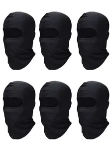 6 Pcs Ski Mask Cover Balaclava Full Face Mask Summer Face Cover UV Protection Balaclava Men Women Outdoor Sports