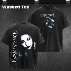 Retro New EVANESCENCE Band Christmas Gift Retro Music Tee, Rock Music Lover Shirt, Vintage Band Shirts Casual Comfort Cotton Fabric Fit Top , Top Men's and Women's Clothing