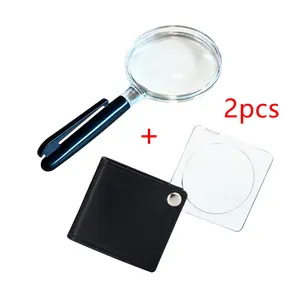 Tiny but Mighty 12g Pocket Magnifier, Foldable Ultra-Light Design, Ideal for Reading, Hobbies, and On-The-Go Use, Handheld Magnifying Glass