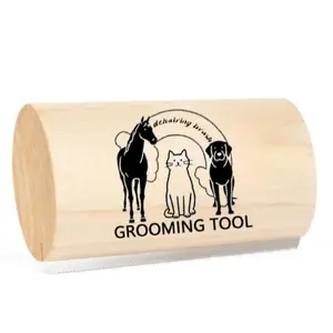 [Upgraded] Safe 2-in-1 Dual-Sided Dog Hair Deshedding Comb, Pet Grooming Brush, Dog Brush, Cat Brush — Deshedding Tool for Long-haired Dogs, Dog Comb, Cat Comb, High-Efficiency Deshedding Tool, Self-Cleaning Professional Pet Brush