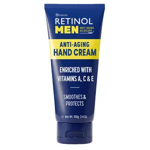 LIVAURA Retinol Anti-Aging Hand Cream – The Original Brand For Younger Looking Hands –Rich, Velvety Hand Cream Conditions & Protects Skin, Nails & Cuticles (Men's)