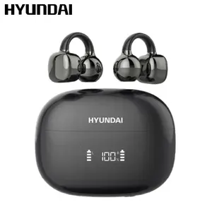 HYUNDAI Clipbuds7 Clip-On Wireless Headphones with Bluetooth 5.4, Stable Connection, 360° Panoramic Sound, IP45 Dust & Water Resistance, Lightweight Comfortable Fit, Open-Ear Earbuds for Music & Calls, Compatible with Android & iOS
