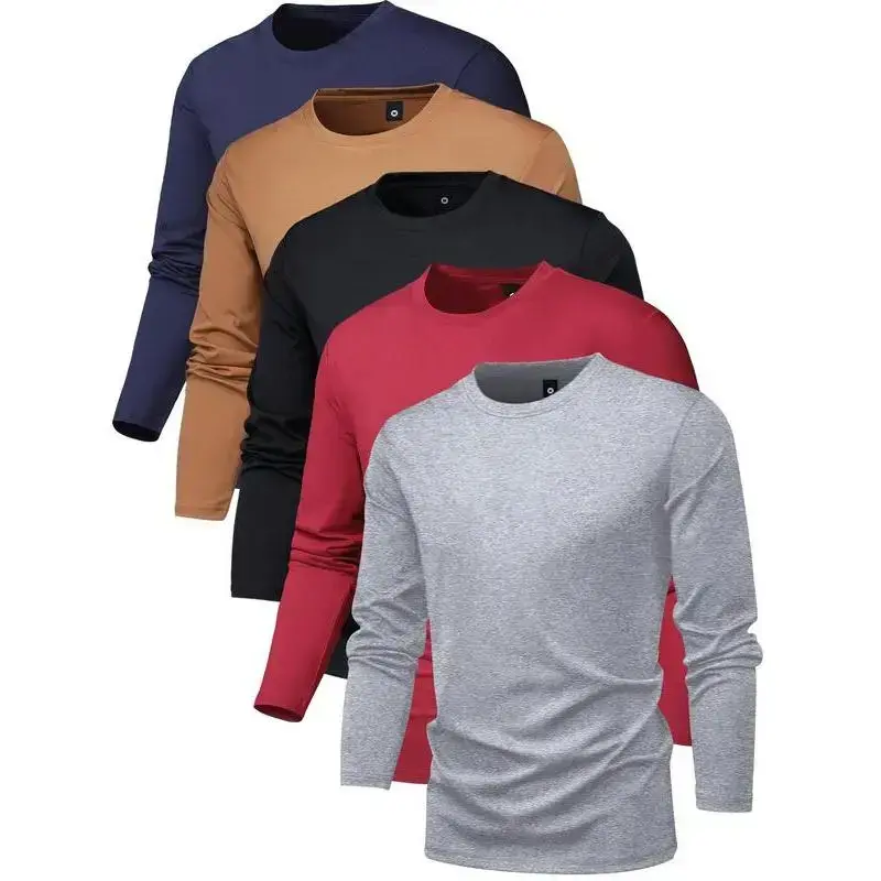 Men's Long Sleeve Crewneck Tee, Men's Clothing, Regular Fit Round Neck T-shirt Clothing Shirts for Fall, Fall Outfits 2025, Back To School Clothes, Men's Streetwear Knit Tops for Outdoor, Men's Clothing, Menswear Casual Tshirt Men's Long Sleeve Crewneck Tee, Men's Clothing, Regular Fit Round Neck T-shirt Clothing Shirts for Fall, Fall Outfits 2025, Back To School Clothes, Men's Streetwear Knit Tops for Outdoor, Men's Clothing, Menswear Casual Tshirt