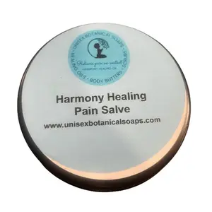 Unisex Botanical Soaps Harmony Healing Pain Salve 2.0 oz - Therapeutic Treatment for Joint Muscle Aches - Temporary Relief Healthcare Therapy Healthy Solution Wellness Fitness