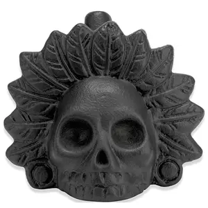 Authentic Aztec Death Whistle, Terrifying Human Scream Echo, 126.3 Decibels Volume, Realistic Skull Design with Case, Spooky, Perfect for Halloween