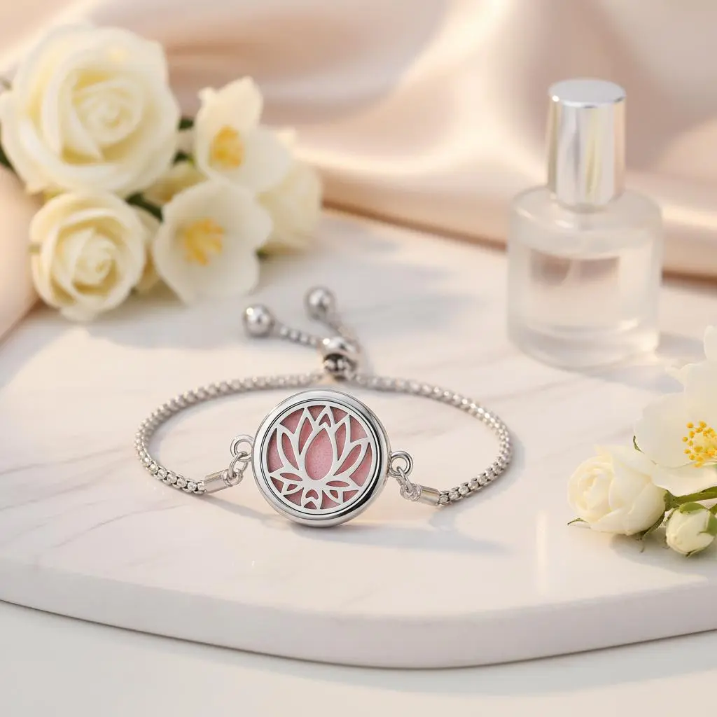 Stainless Steel Perfume Bracelet