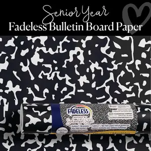 'Senior Year' Composition Notebook Bulletin Board Paper | Schoolgirl Style x Fadeless®