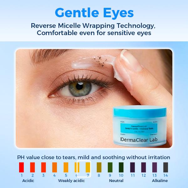 DermaClear Lab All-in-One Gentle Cleansing Balm | Makeup Remover for Face, Eyes & Lips | Sensitive Skin Friendly with PENTA-RICE Centella | Hydrating & Fragrant | Magnetic Spoon Included