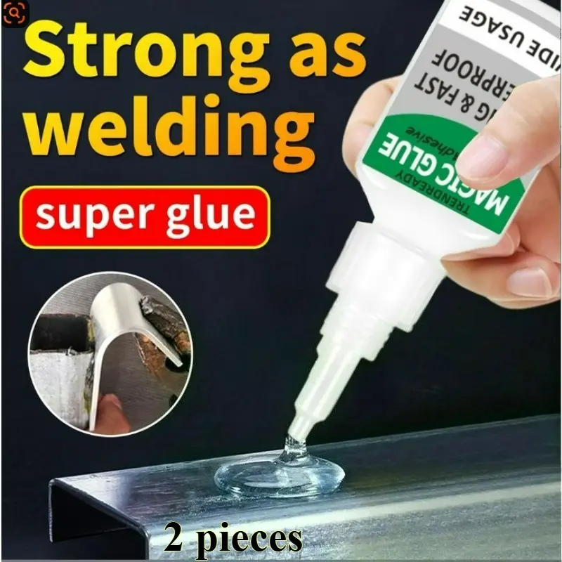 Multipurpose super glue, High Strength Glue, Strong Adhesion, High Bond Adhesive, 2-piece epoxy adhesive suitable for various materials such as plastic, wood, metal, quick-drying and waterproof repair glue, immediate shipment on the TK platform