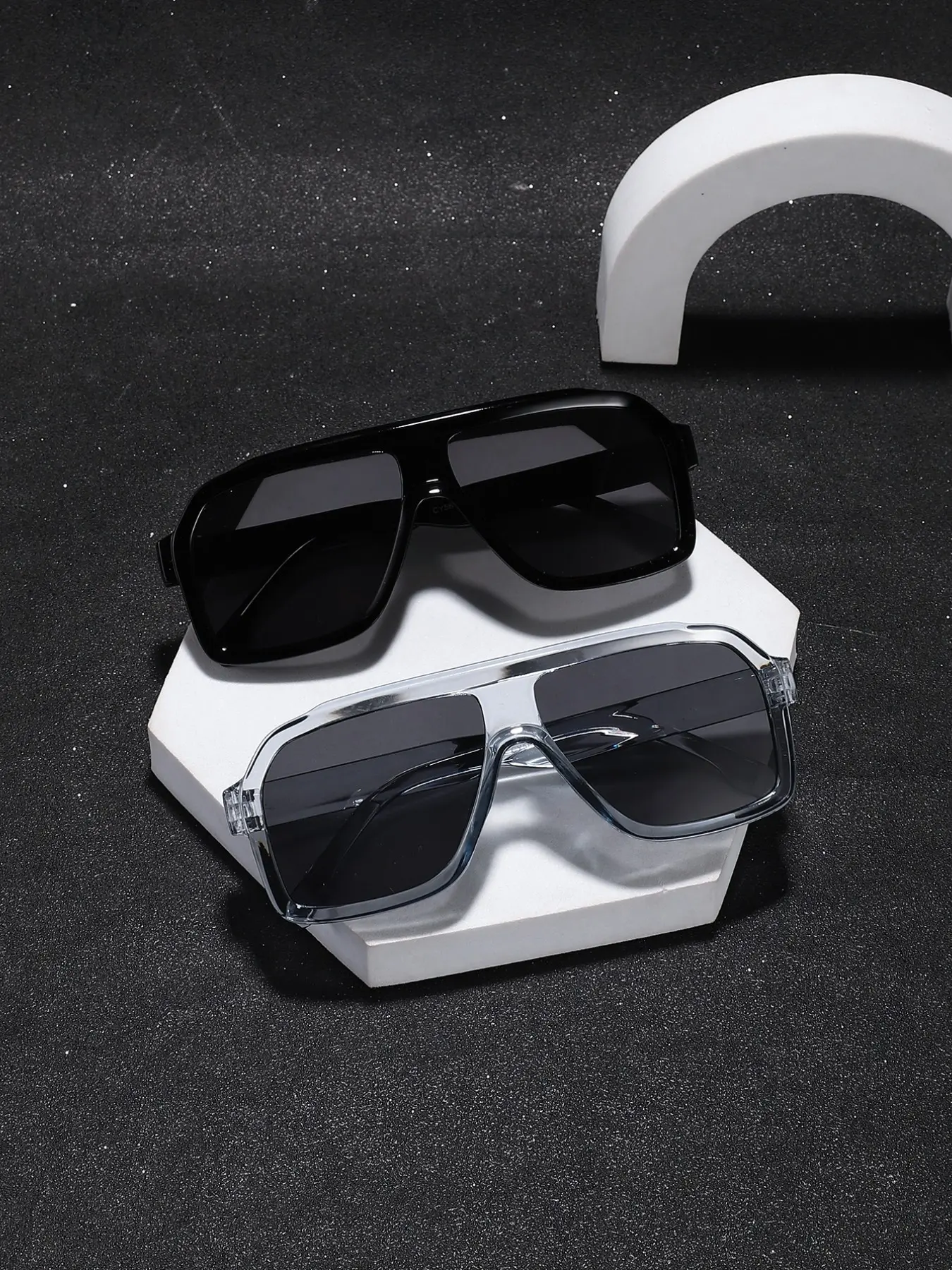 Men's Double Bridge Aviator Fashionable Frames Sunglasses with Lightweight Durable Frame, Stylish Fashion Accessory for Casual Holidays & Outdoor Fun, Aviator Shades