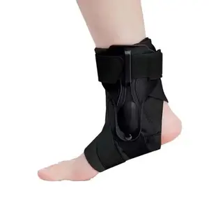 Ankle and Foot Support Brace for Sprain Reversible Left Right Breathable Adjustable Pad for Sports and Rehabilitation Ideal for Old Man Foot Drop Hallux Valgus Black Healthcare Tool Football Helmet Chin Strap Cover