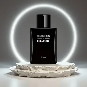 KJSK Men's Long Lasting Cologne, 1.7oz(50ml) Woody Scent Eau De Toilette, Black Bottle Masculine Fragrance for Office, Dating, Daily Wear& Gifts