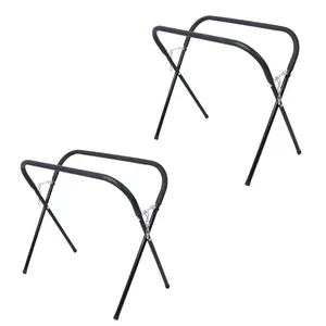 Heavy Duty Work Stand,Portable Workbench Folding Work Stand for Bumpers, Fenders, Doors & Hoods Works,Automotive Fender Stand for Garages, Repair Shops,Adjustable, Padded,750 Lbs Capacity -2Pack