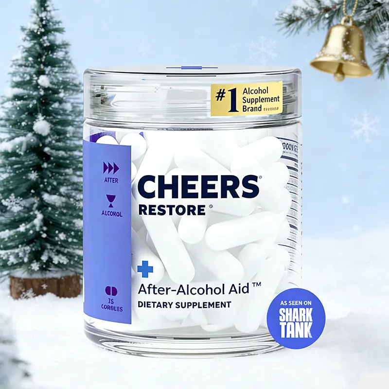 Cheers Restore | Supplement with DHM + L-Cysteine | 12 Doses | 36 ct