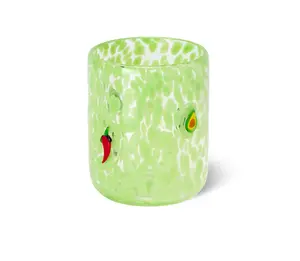 Taco Night Charm Glass