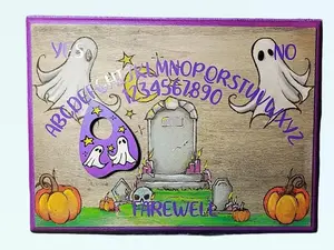 Ghostly Graveyard Ouija Spirt Board - Classic & Novelty Toy