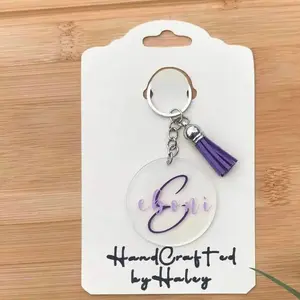 Custom Keychains - Personalized with Name and Color