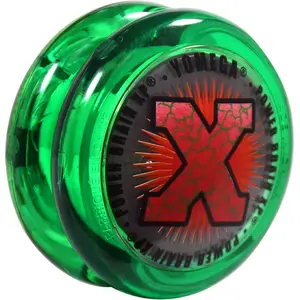 Power Brain XP yoyo - Professional yoyo with a Smart Switch which enables Players to Choose Between Auto-Return and Manual Styles of Play.+ Extra 2 Strings & 3 Month Warranty (Green)