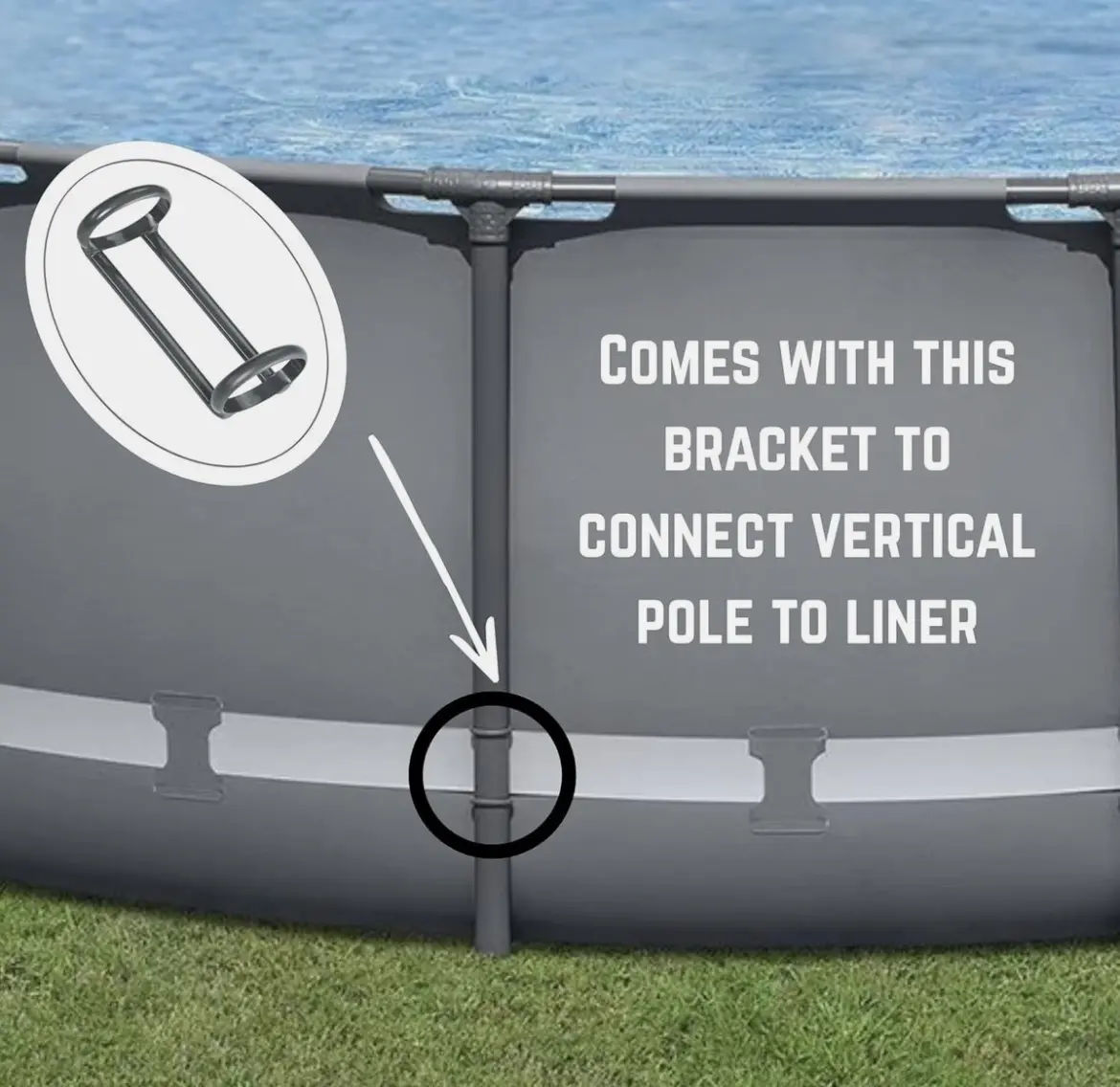 Ground pool set