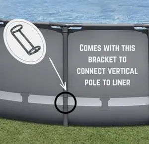 Ground pool set