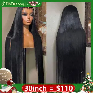 Bling Hair 13x4 13x6 Straight Hd Lace Front Wigs Human Hair 180% Density HD Transparent Straight Frontal Wig for Women Straight Wigs Pre Plucked with Baby Hair TikTokShopHolidayHaul
